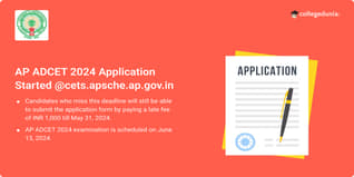 AP ADCET 2024 Registration Open with Late Fee @cets.apsche.ap.gov.in; Apply till May 31